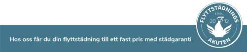 flyttstädningsakuten i nässjö slogan